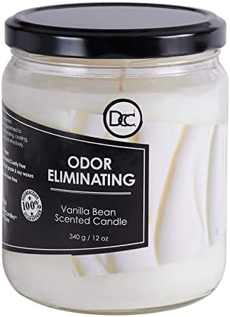 Vanilla Bean Odor Eliminating Candle 12 Ounce