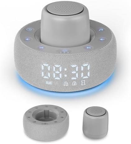 Paussion White Noise Machine with Smart Alarm Clock