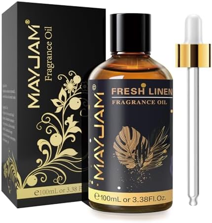 Fresh Linen Fragrance Oils 100ML with Glass Dropper