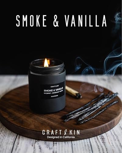 Craft Kin Premium Smoke Vanilla Candle