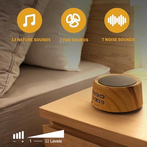 Douni White Noise Machine with 27 Soothing Sounds and Timer
