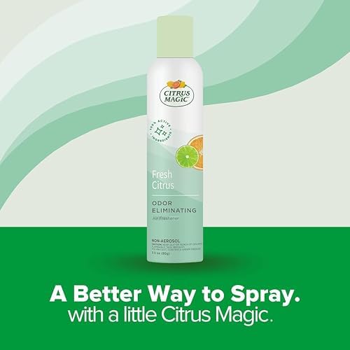 Citrus Magic Odor Eliminating Air Freshener Spray Pack of 3