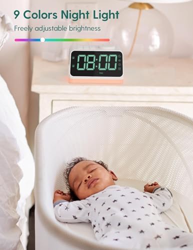 Babelio Alarm Clock Sound Machine with Sleep Training