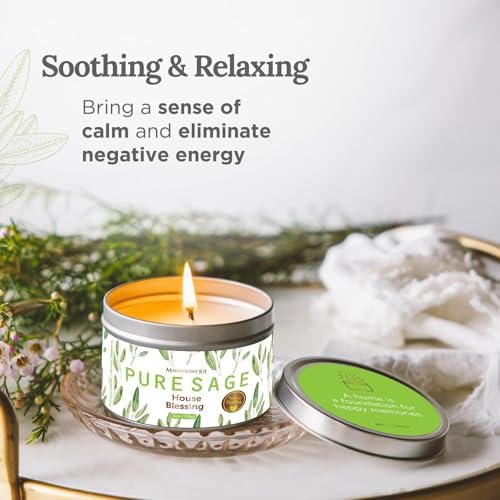 Magnificent 101 Pure Sage Smudge Candle 6 Oz