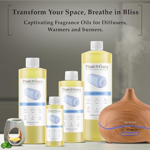 Baby Powder Fragrance Oil 8 Fl Oz for Aromatherapy and DIY Projects