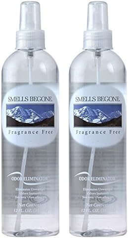 SMELLS BEGONE Air Freshener Spray 12 oz Pack of 2