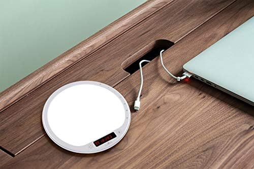 JUXLamp 10000 Lux Light Therapy Wake Up Lamp