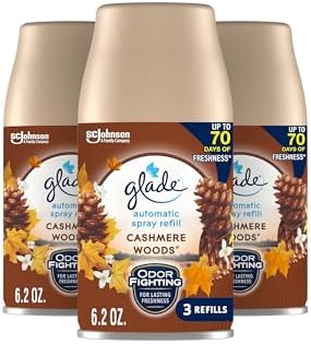 Glade Automatic Spray Refill 3 Count 62 Oz Cashmere Woods