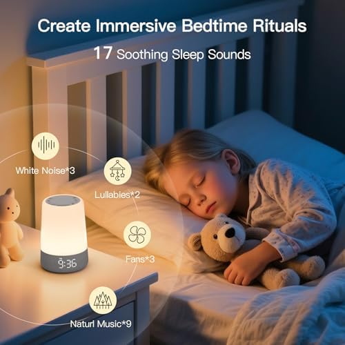 REACHER Sleep Trainer Alarm Clock for Kids