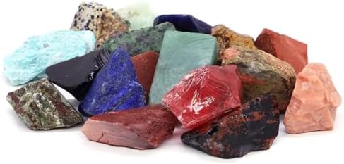 22 lb Bulk Raw Obsidian Quartz Stones for Tumbling and Healing