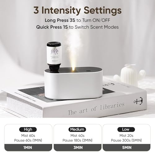 Waterless Diffuser with 3 Mist Modes Portable Aromatherapy Machine