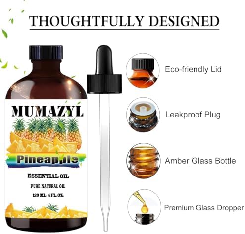 MUMAZYL Pineapple Essential Oil 4 Fl Oz 120ML