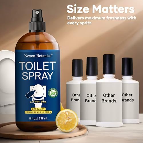 Citrus One Toilet Spray 8 Fl Oz - Natural Bathroom Odor Eliminator