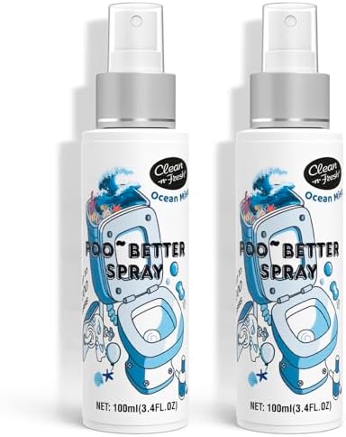 Clean-n-Fresh Toilet Spray with Ocean Mist Scent 68 FlOz