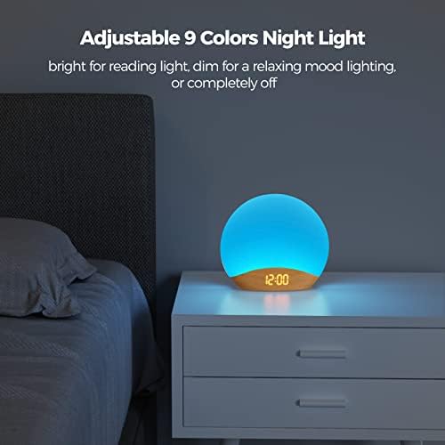 HOUSBAY Sunrise Alarm Clock with White Noise 1