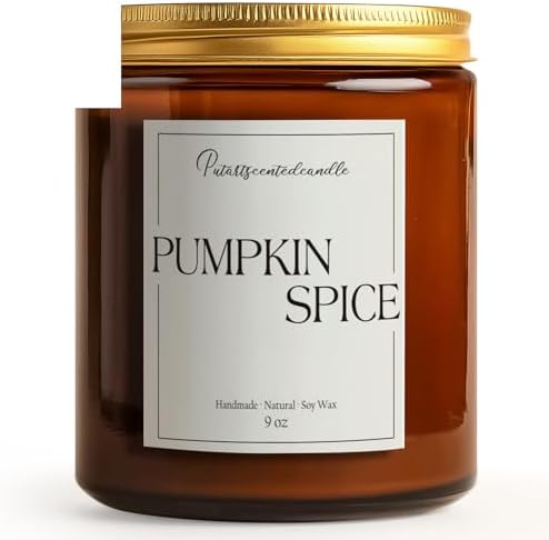 Putart Pumpkin Spice Soy Wax Candles 9oz