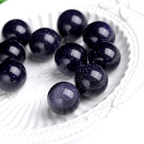5PCS Blue Goldstone Healing Crystals 25mm