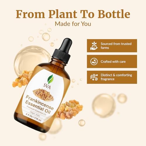 SVA Frankincense Essential Oil 4 Fl Oz with Dropper