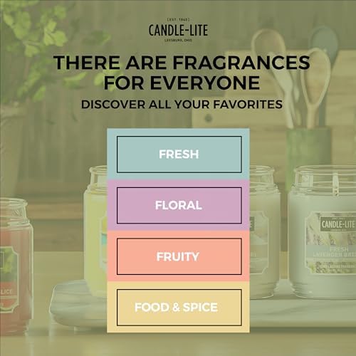 Candle-lite Creamy Vanilla Swirl 18 oz Aromatherapy Candle
