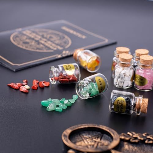Healing Crystals in Jars 16 PCS Set