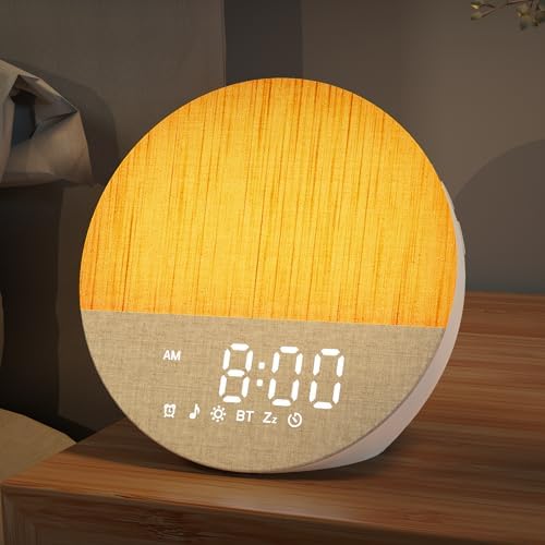 Sunrise Alarm Clock with Sound Machine and Light