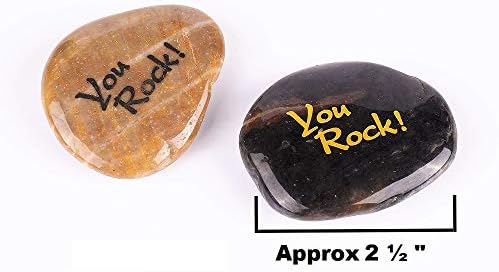 ROCKIMPACT 100PCS You Rock Engraved Rocks