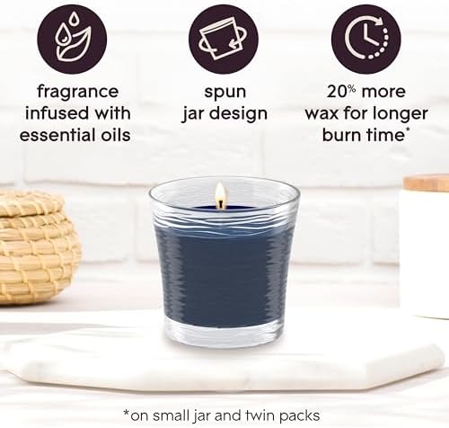 Glade 1-Wick Scented Candle Jar - Smooth Bourbon Oak