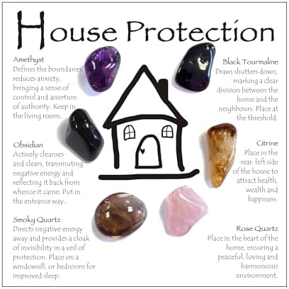 Home Protection Crystal Set for Positive Energy