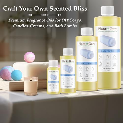 Baby Powder Fragrance Oil 8 Fl Oz for Aromatherapy and DIY Projects