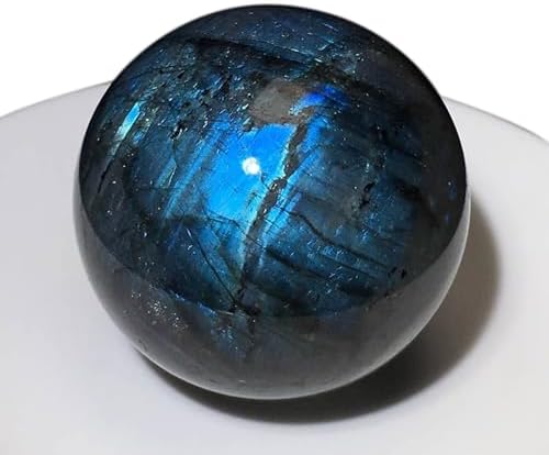 Labradorite Sphere Healing Crystal Ball with Pedestal