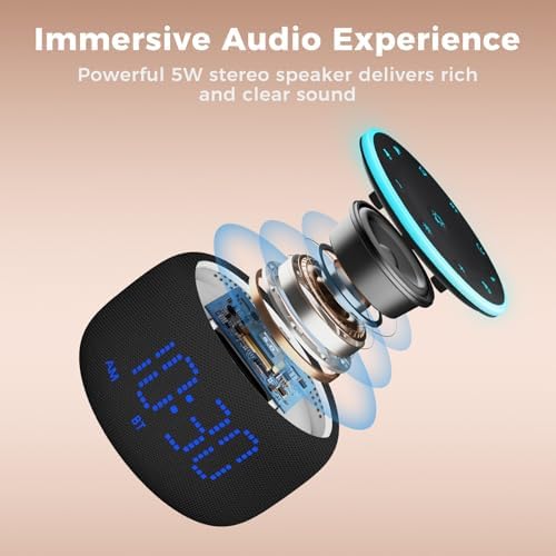 Mojikoo WhiteNoise Alarm Clock 4-in-1 Sleep Solution
