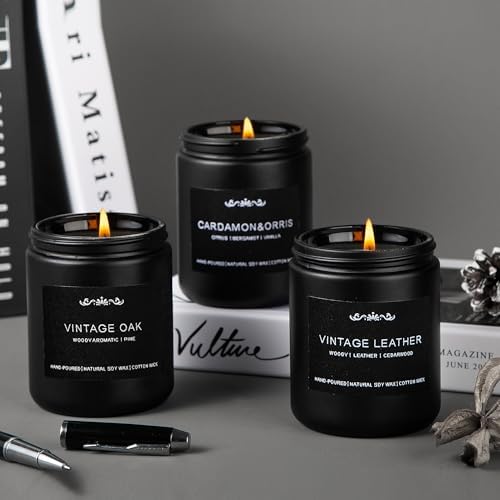 Inayou Men Scented Candles 6 Pack Aromatherapy Gift