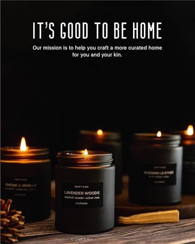 Craft Kin Premium Smoke Vanilla Candle