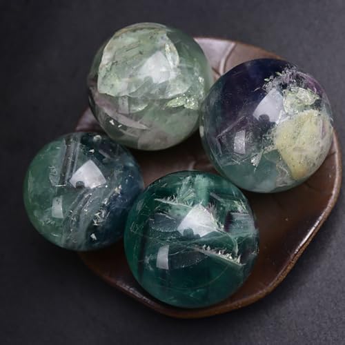 Crystal Ball with Fluorite Healing Stone 50-60mm