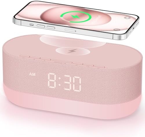 HOUSBAY Sound Machine with Alarm Clock and Night Light