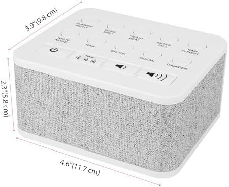 LUXSWAY Sound Machine with 10 Natural Soothing Sounds