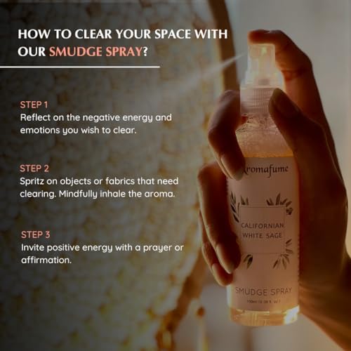 Aromafume White Sage Frankincense Smudge Spray 100ml
