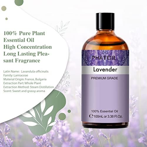 Lavender Essential Oil 100ml for Aromatherapy and DIY Projects