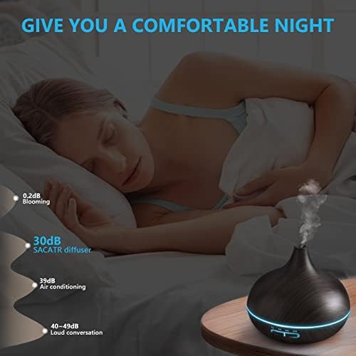 550ml Aromatherapy Diffuser with Remote Control and 7 LED Lights