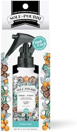 Sole-Pourri Odor Freshener Spray for Shoes and Feet