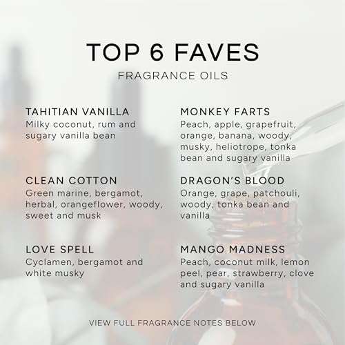 Top 6 Faves - 6 Premium Fragrance Oils - 10ML Gift Set