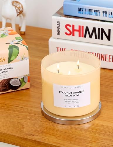 Coconut Orange Blossom 3 Wick Soy Candle