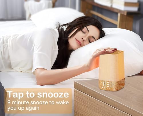 Sunrise Alarm Clock with Nature Sounds and Sleep Timer