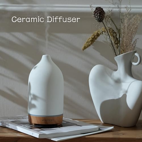 VIVITEST Ceramic Diffuser with Aromatherapy