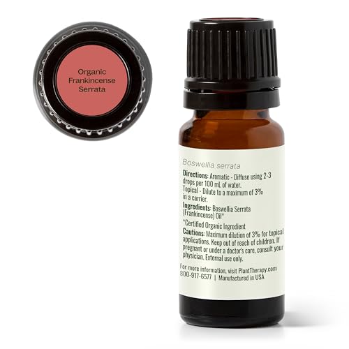 Plant Therapy Organic Frankincense Serrata Essential Oil 10 mL