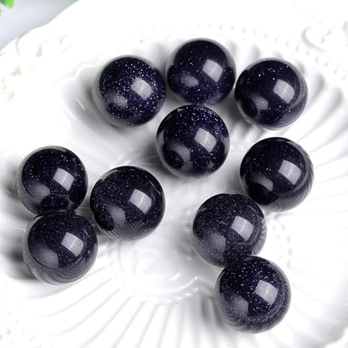 5PCS Blue Goldstone Healing Crystals 25mm