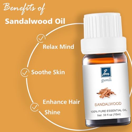 Sandalwood Essential Oil - 10mL for Diffuser and Skincare