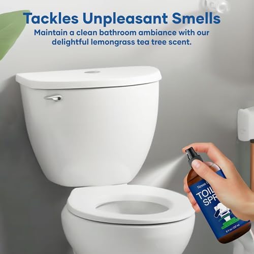 Lemongrass Tea Tree Toilet Spray 8 Fl Oz - Natural Odor Eliminator