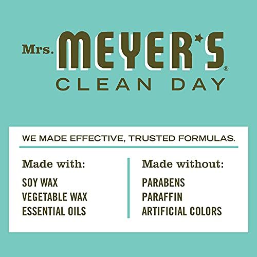 Mrs Meyers Basil Scent Soy Candle 72 Ounce