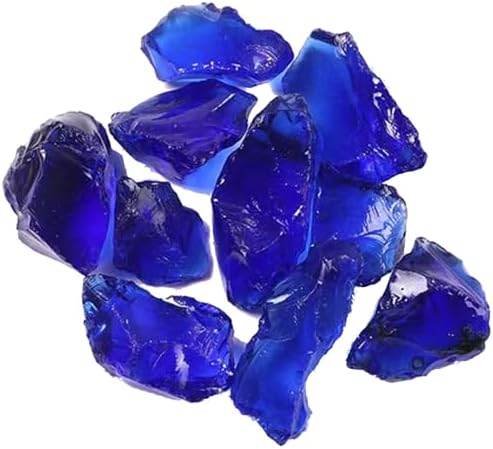 22 lb Bulk Raw Blue Smoky Quartz Stones for Tumbling Healing